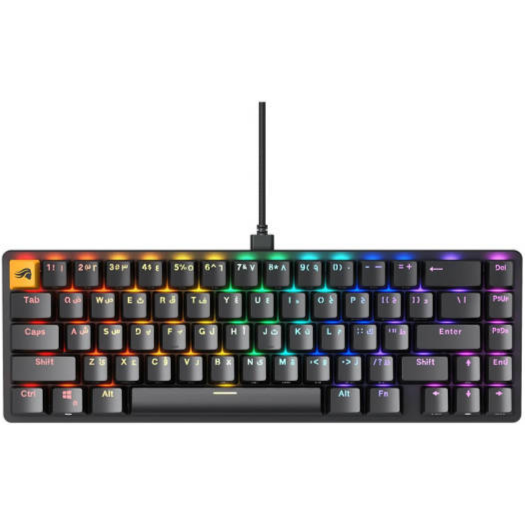 Glorious GMMK 2 65% Wired Mechanical Keyboard Arabic -Black Glorious GMMK 2 65% Wired Mechanical Keyboard Arabic -Black